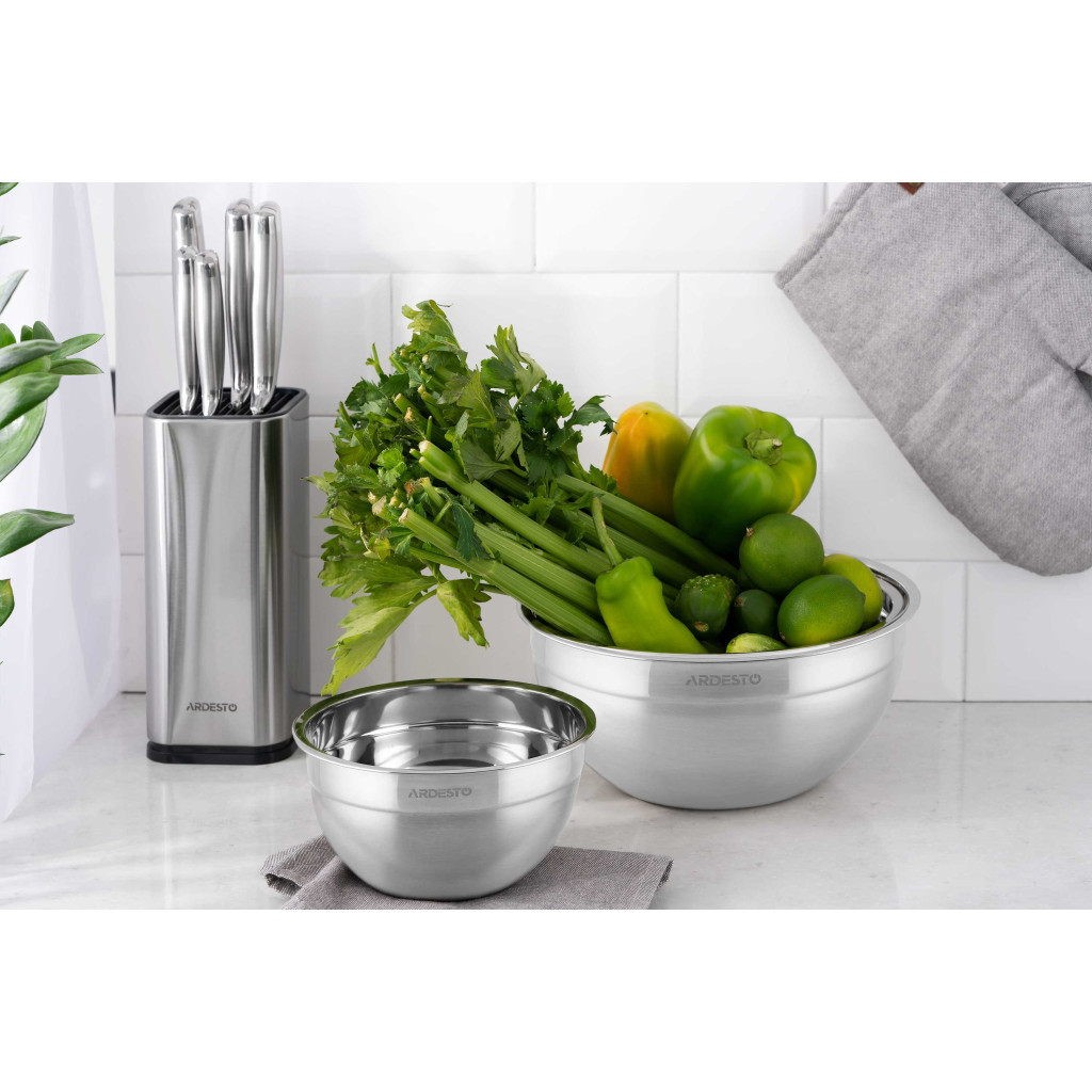 Миска Ardesto Gemini 18 см (AR1618SS) - фото 2 Миска Ardesto Gemini 18 см (AR1618SS) - фото 2