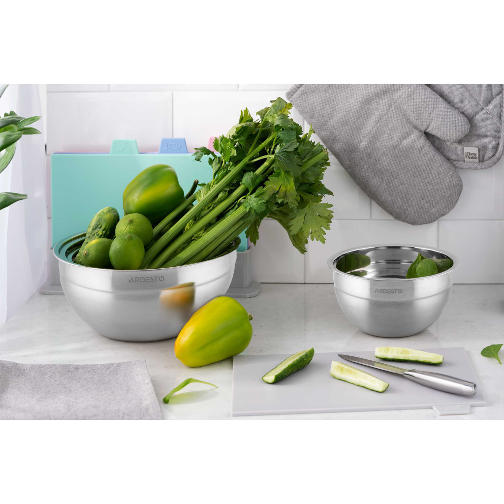 Миска Ardesto Gemini 18 см (AR1618SS) - фото 3 Миска Ardesto Gemini 18 см (AR1618SS) - фото 3