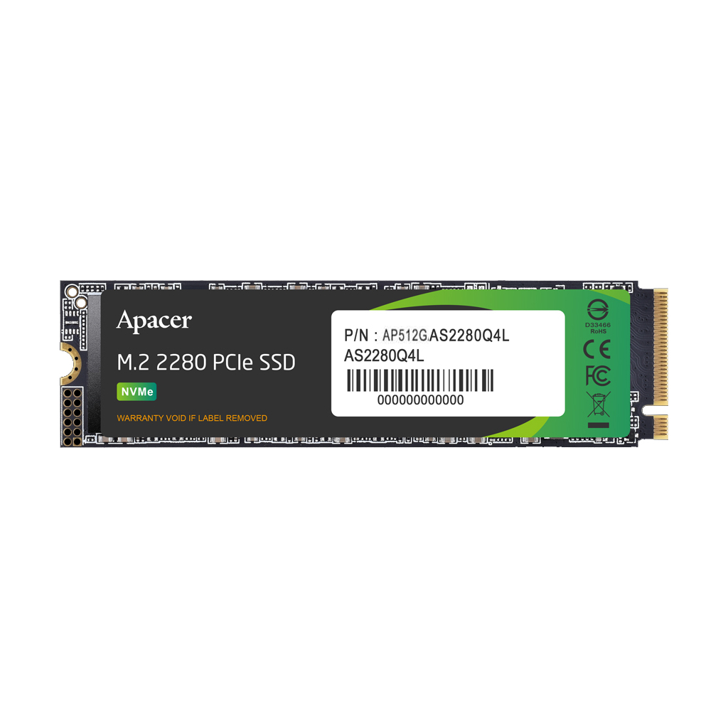 Накопичувач SSD M.2 2280 512GB Apacer (AP512GAS2280Q4L-1) - фото 1