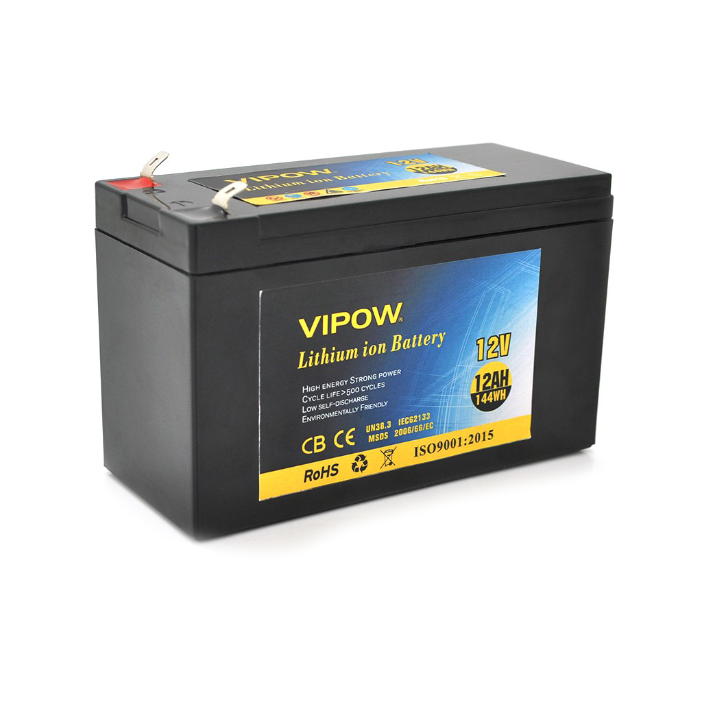Батарея до ДБЖ Vipow 12V - 12Ah Li-ion (VP-12120LI) Батарея до ДБЖ Vipow 12V - 12Ah Li-ion (VP-12120LI)