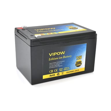 Батарея до ДБЖ Vipow 12V - 20Ah Li-ion (VP-12200LI) - фото 1