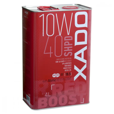 Моторна олива Xado 10W-40 SHPD, Red Boost 4 л (ХА 26249) - фото 1