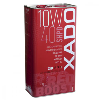 Моторна олива Xado 10W-40 SHPD, Red Boost 5 л (XA 26349) - фото 1