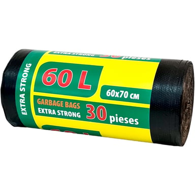 Пакети для сміття Grey Pack 60 л 30 шт. (l6030) - фото 1