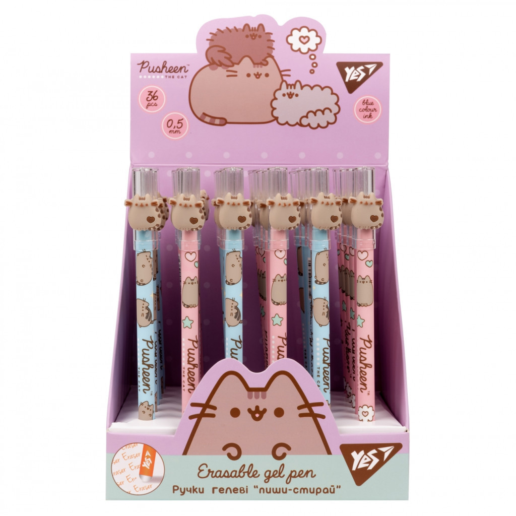 Ручка гелева Yes пиши-стирай Mister Hipster 0,5 мм, синя в асортименті (420398) - фото 3 Ручка гелева Yes пиши-стирай Mister Hipster 0,5 мм, синя в асортименті (420398) - фото 3