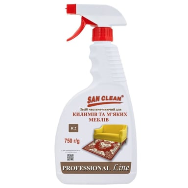 Засіб для чищення килимів San Clean Prof Line для килимів та м'яких меблів 750 г (4820003544259) - фото 1