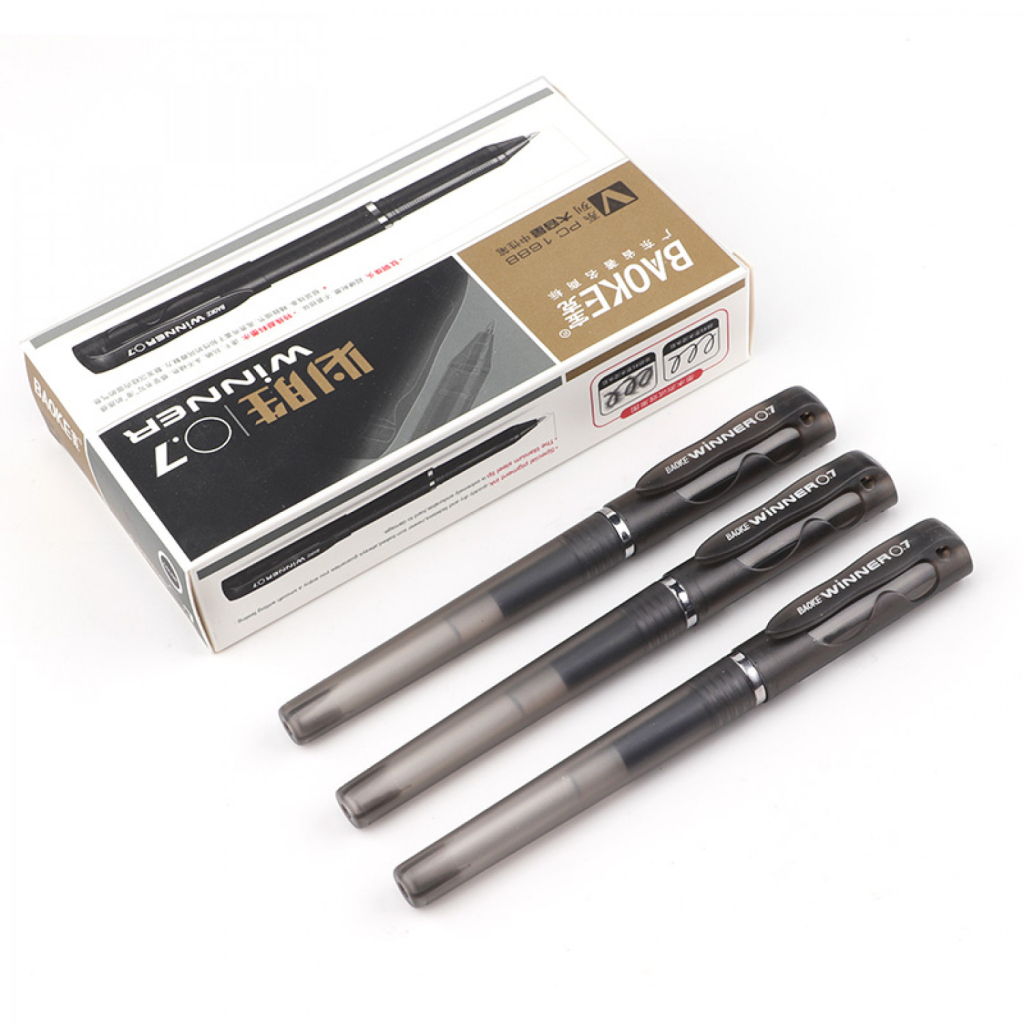 Ручка гелева Baoke Winner 0.7 мм, чорна (PEN-BAO-PC1688-B) - фото 4 Ручка гелева Baoke Winner 0.7 мм, чорна (PEN-BAO-PC1688-B) - фото 4