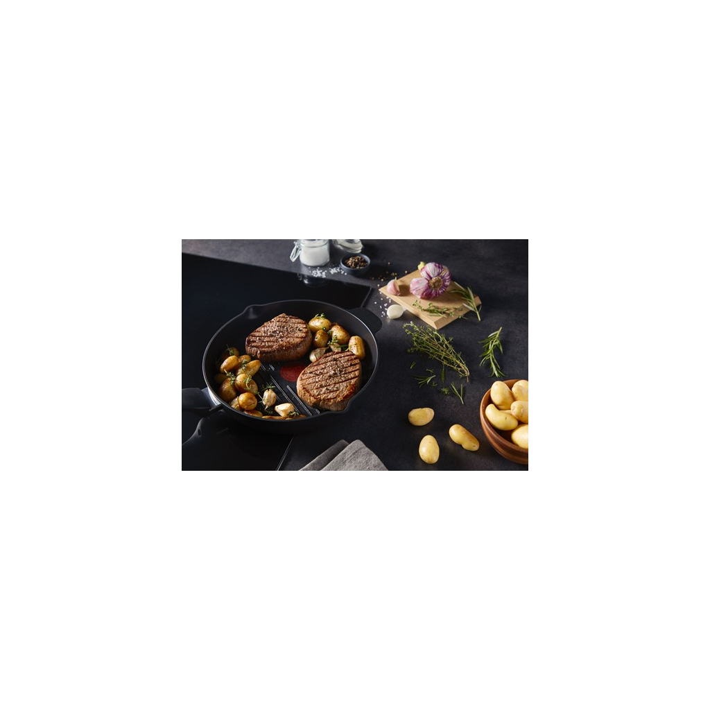 Сковорода Tefal Grill Unlimited Thermo-Spot 26 см (E2294074) - фото 4 Сковорода Tefal Grill Unlimited Thermo-Spot 26 см (E2294074) - фото 4