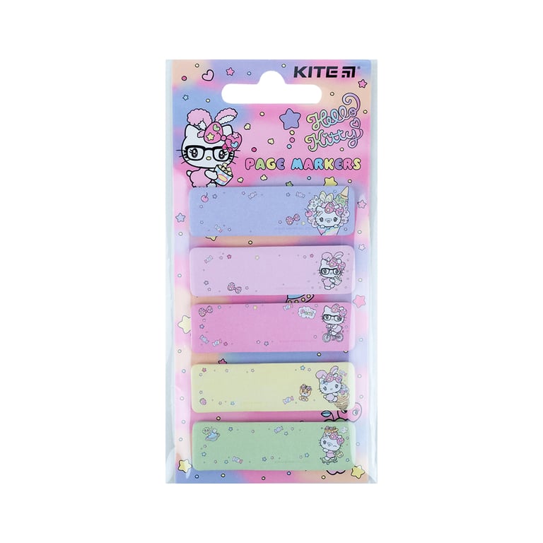 Стікер-закладка Kite паперова з малюнком Hello Kitty 100 шт, 5х20 шт (HK23-480) - фото 2