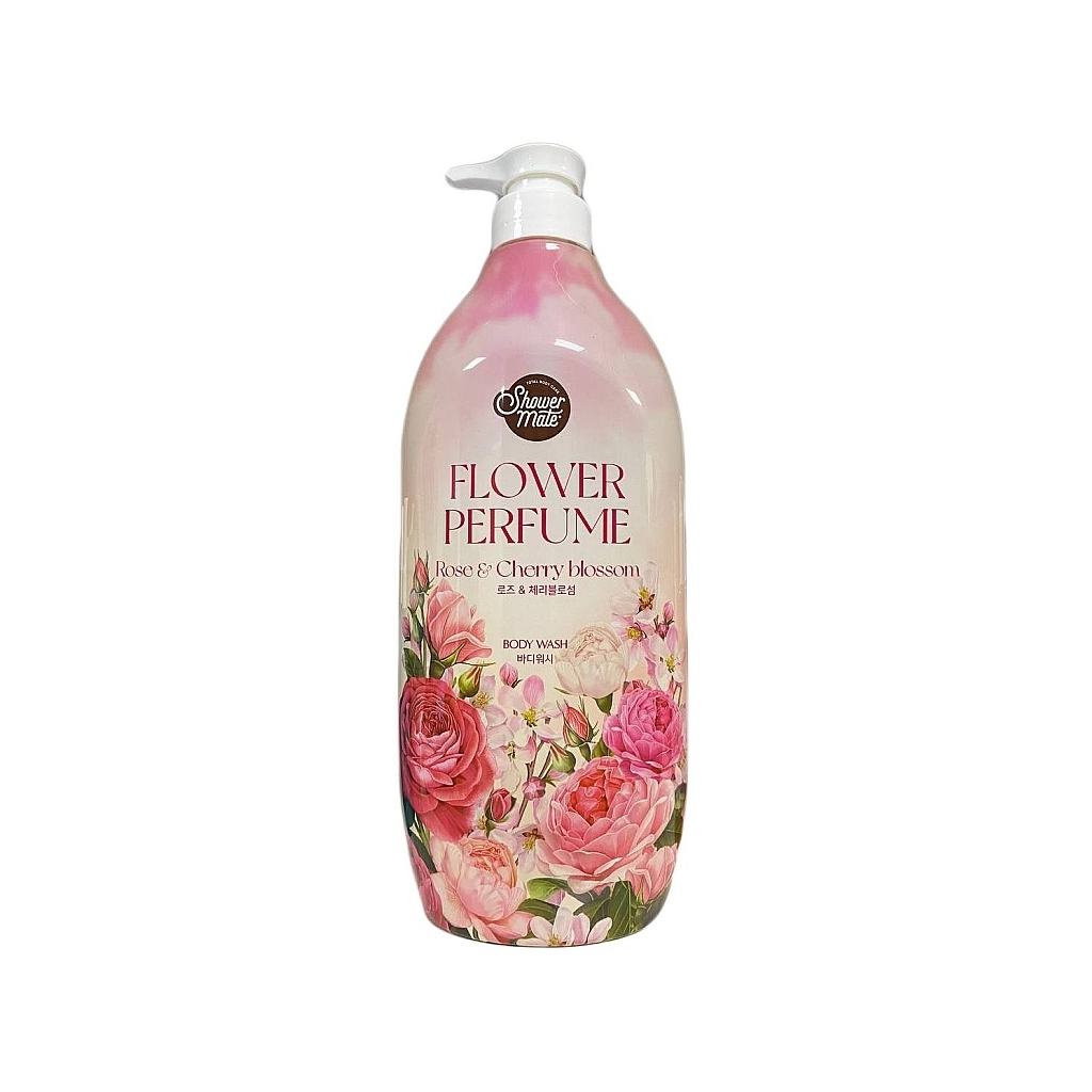 Гель для душу KeraSys Shower Mate Perfumed Rose & Cherry Blossom 900 мл (8801046259863) - фото 3 Гель для душу KeraSys Shower Mate Perfumed Rose & Cherry Blossom 900 мл (8801046259863) - фото 3