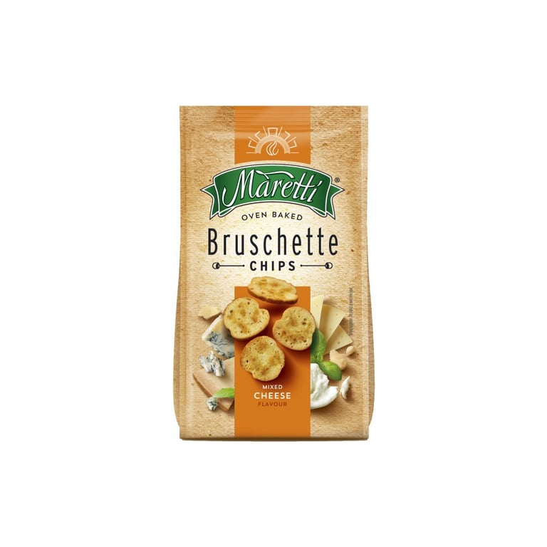 Сухарики Maretti Суміш сирів 70 г (3800205875604)