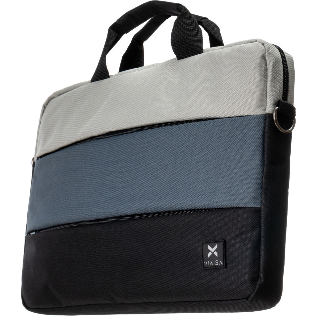 Сумка для ноутбука Vinga 15.6" NB1120 black/gray (NB1120BG) - фото 3 Сумка для ноутбука Vinga 15.6" NB1120 black/gray (NB1120BG) - фото 3