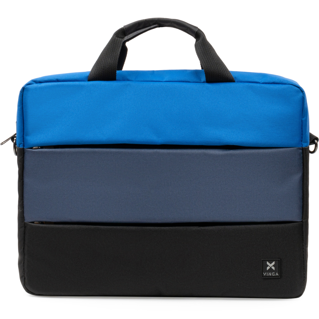 Сумка для ноутбука Vinga 15.6" NB1120 black/blue (NB1120BB) - фото 2 Сумка для ноутбука Vinga 15.6" NB1120 black/blue (NB1120BB) - фото 2
