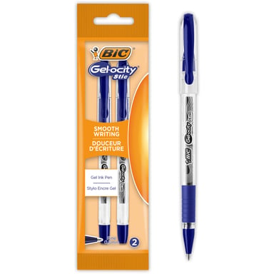 Ручка гелева Bic Gel-ocity Stic 0,5 мм 2 шт синя (bc989707) - фото 1