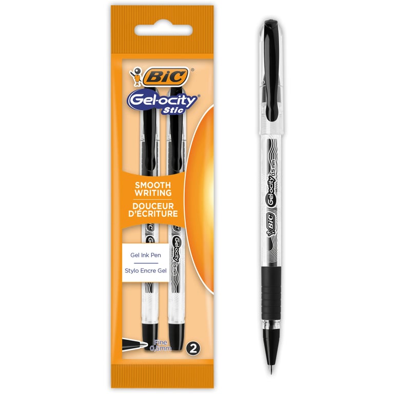 Ручка гелева Bic Gel-ocity Stic 0,5 мм 2 шт чорна (bc989708)