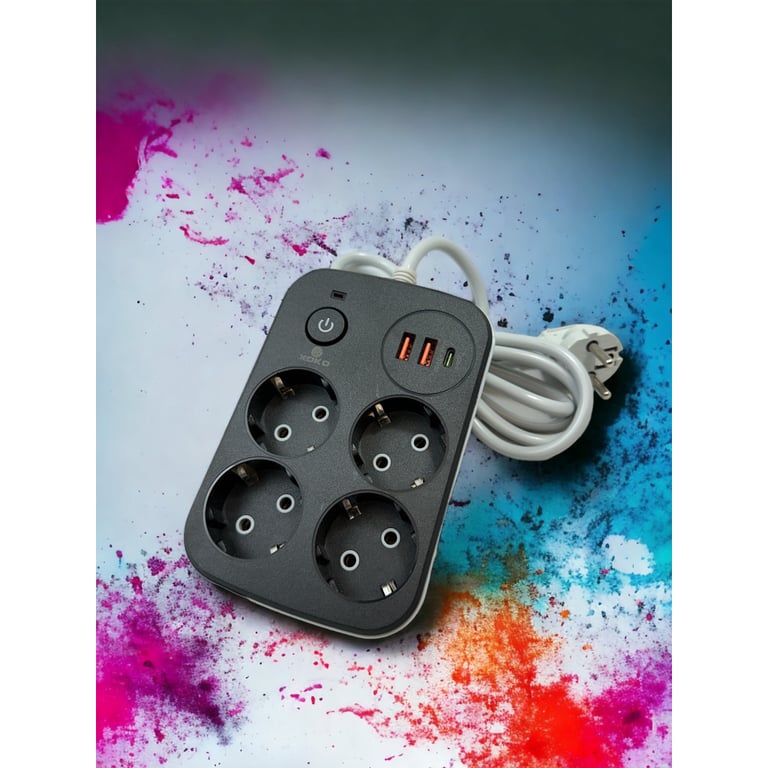 Мережевий фільтр живлення XoKo XK-SP-4-2-1-BK - фото 4