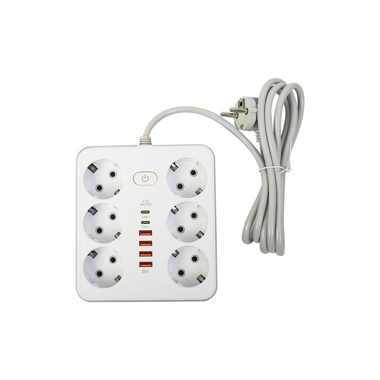 Мережевий фільтр живлення XoKo XK-SP-6-4-2-WH - фото 1