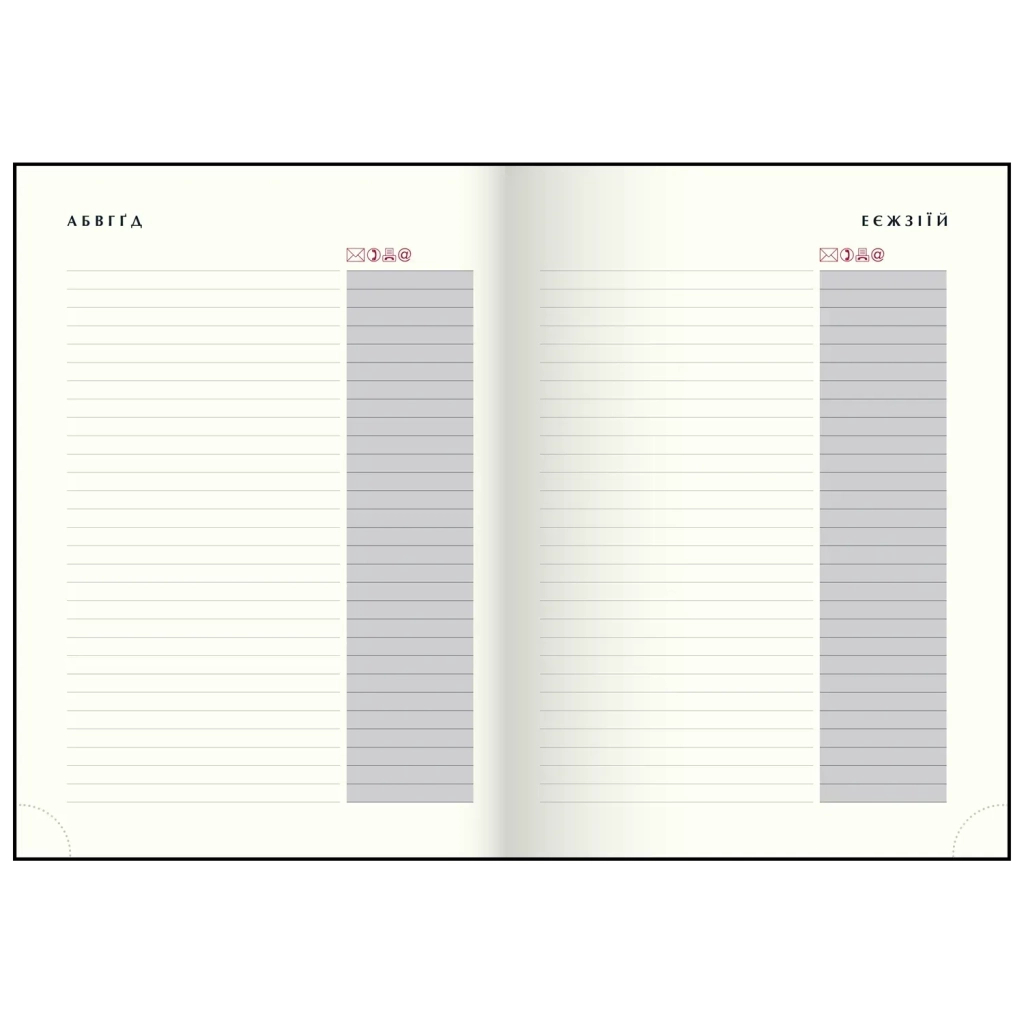 Тижневик Buromax датований 2026 MONOCHROME A5 бордовий (BM.2160-13) - фото 10 Тижневик Buromax датований 2026 MONOCHROME A5 бордовий (BM.2160-13) - фото 10