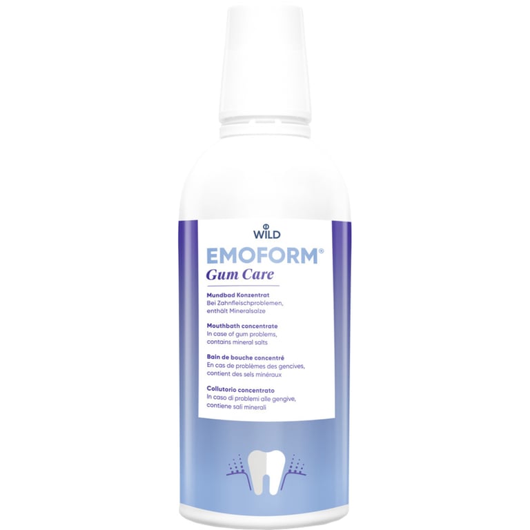 Ополіскувач для порожнини рота Dr. Wild Emoform Gum Care Догляд за яснами з мінеральними солями 500 мл (7611841702447)
