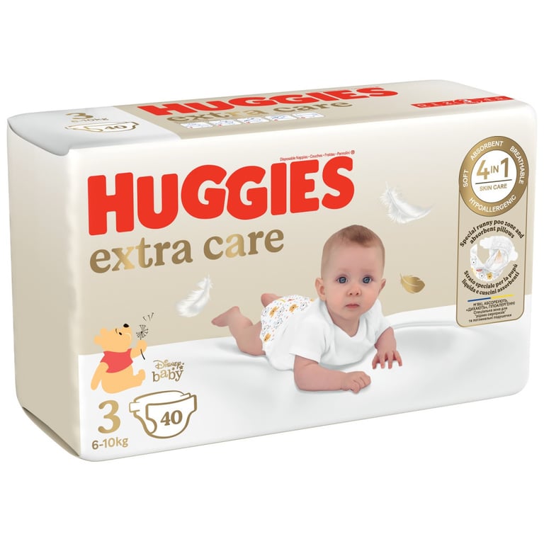 Підгузки Huggies Extra Care Size 3 (6-10 кг) 40 шт (5029053574400) - фото 2