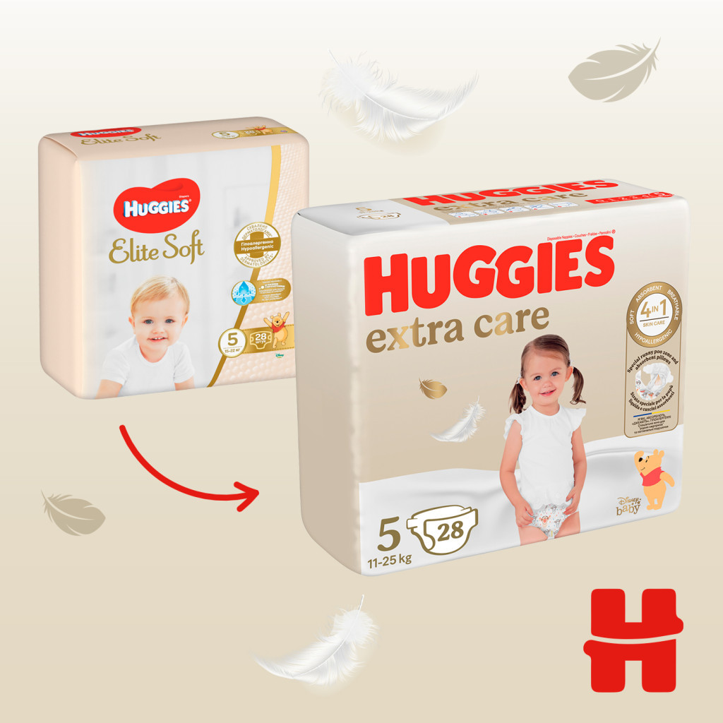 Підгузки Huggies Extra Care Size 5 (11-25 кг) 28 шт (5029053583150) - фото 3 Підгузки Huggies Extra Care Size 5 (11-25 кг) 28 шт (5029053583150) - фото 3