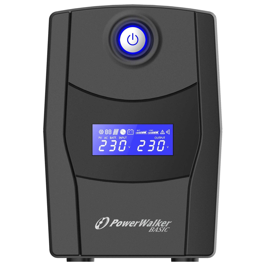 Пристрій безперебійного живлення PowerWalker Basic VI 800 STL (10121073) - фото 2 Пристрій безперебійного живлення PowerWalker Basic VI 800 STL (10121073) - фото 2