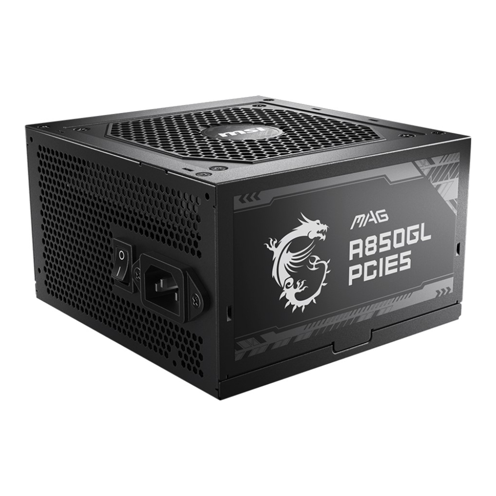 Блок живлення MSI 850W (MAG A850GL PCIE5) - фото 1 Блок живлення MSI 850W (MAG A850GL PCIE5) - фото 1