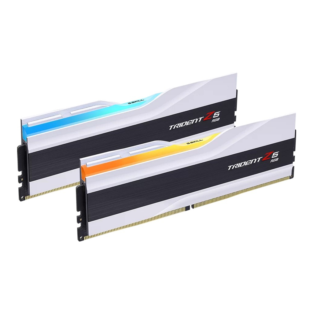 Модуль пам'яті для комп'ютера DDR5 32GB (2x16GB) 6400 MHz Trident Z5 RGB White G.Skill (F5-6400J3239G16GX2-TZ5RW) - фото 2 Модуль пам'яті для комп'ютера DDR5 32GB (2x16GB) 6400 MHz Trident Z5 RGB White G.Skill (F5-6400J3239G16GX2-TZ5RW) - фото 2