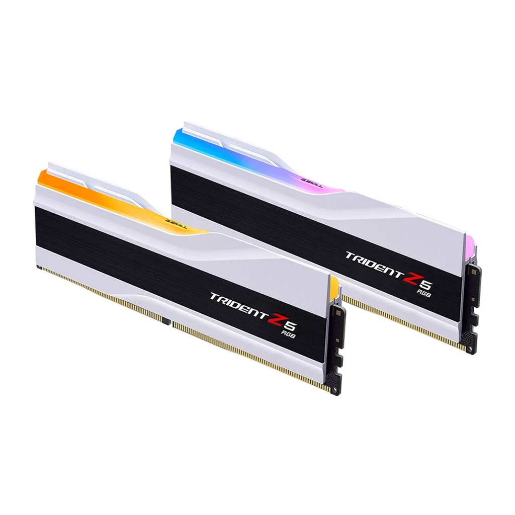 Модуль пам'яті для комп'ютера DDR5 32GB (2x16GB) 6400 MHz Trident Z5 RGB White G.Skill (F5-6400J3239G16GX2-TZ5RW) - фото 3 Модуль пам'яті для комп'ютера DDR5 32GB (2x16GB) 6400 MHz Trident Z5 RGB White G.Skill (F5-6400J3239G16GX2-TZ5RW) - фото 3