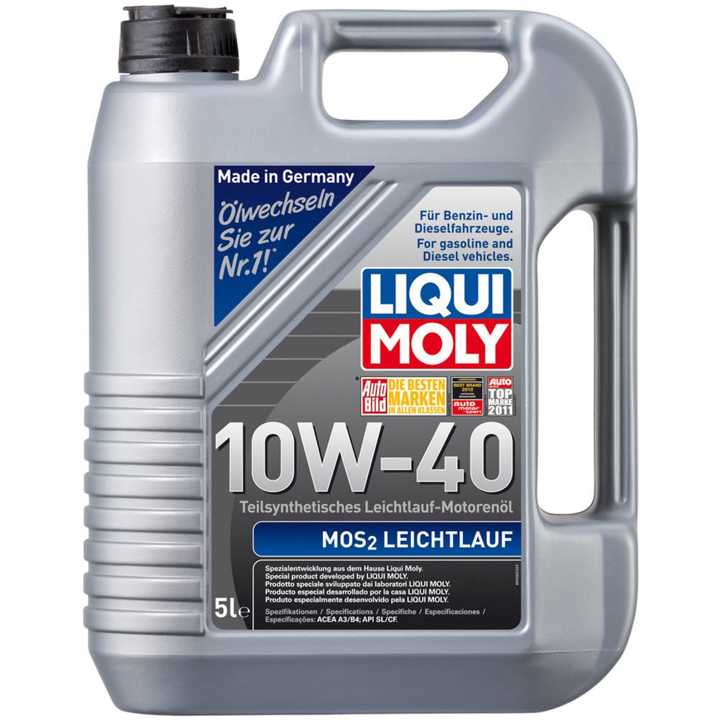 Моторна олива Liqui Moly MoS2 Leichtlauf SAE 10W-40 5л. (2184) - фото 1