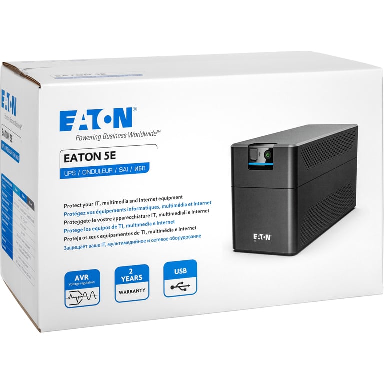 Пристрій безперебійного живлення Eaton 5E1600UD 1600VA (5E1600UD) - фото 4