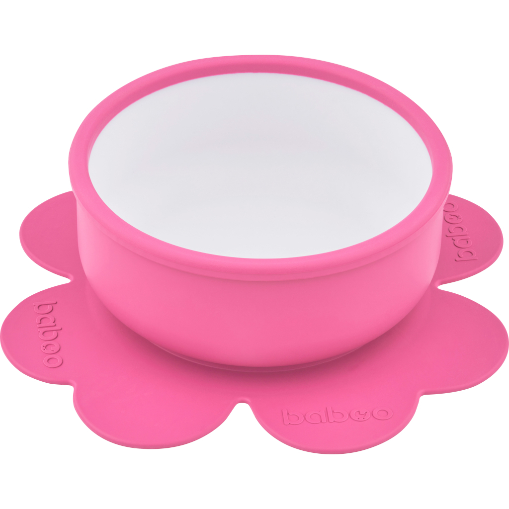 Тарілка дитяча Baboo з присоскою, від 6 місяців (фіолетова) (9-036) - фото 1