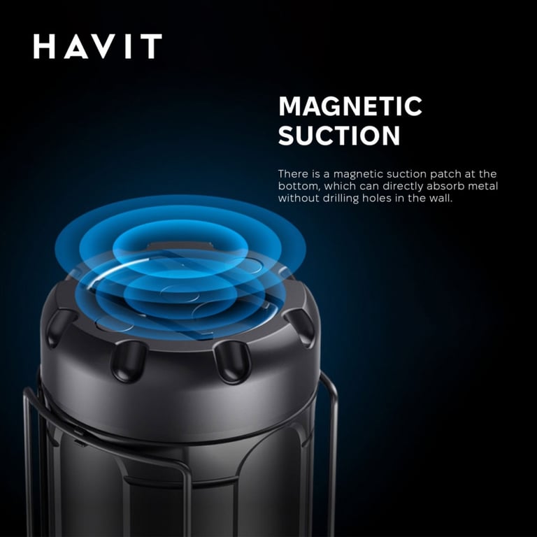 Ліхтар Havit Багатофункціональний для кемпінгу  3W 300Lm (HV-S006) - фото 5