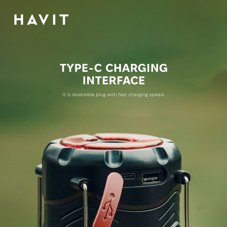 Ліхтар Havit Багатофункціональний для кемпінгу  3W 300Lm (HV-S006) - фото 7