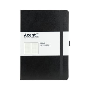 Книга записна Axent Partner Prime 145х210 мм A5 96 аркушів клітинка Чорний (8305-01-A) - фото 1