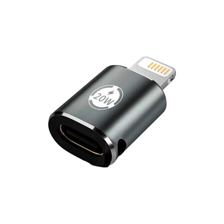 Перехідник AC-015m USB Type-C-Lightning 20W Black XoKo (XK-AC-015m) - фото 1