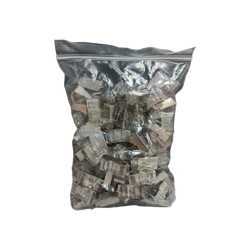 Конектор RJ45 cat.5e UTP 8P8C * 100 GEAR (GC-UTPC5E8P8CRJ45-100) - фото 2 Конектор RJ45 cat.5e UTP 8P8C * 100 GEAR (GC-UTPC5E8P8CRJ45-100) - фото 2