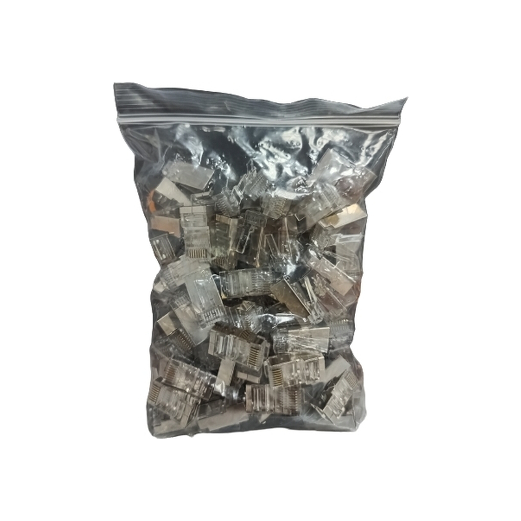 Конектор RJ45 cat.5e FTP 8P8C * 100 GEAR (GC-FTPC5E8P8CRJ45-100) - фото 2 Конектор RJ45 cat.5e FTP 8P8C * 100 GEAR (GC-FTPC5E8P8CRJ45-100) - фото 2