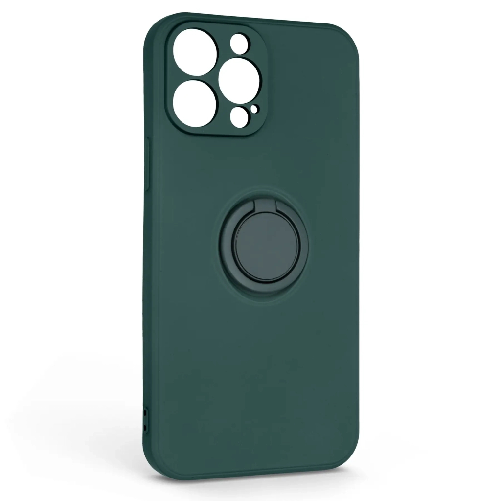 Чохол до мобільного телефона Armorstandart Icon Ring Apple iPhone 13 Pro Max Dark Green (ARM68680) Чохол до мобільного телефона Armorstandart Icon Ring Apple iPhone 13 Pro Max Dark Green (ARM68680)