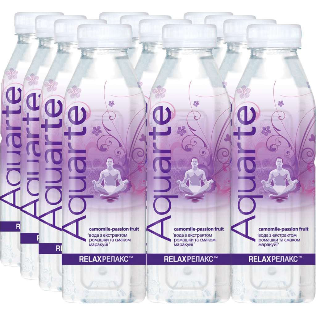 Напій Aquarte Релакс з екстрактом ромашки і смаком маракуйи 500 мл (4820003686959) - фото 1
