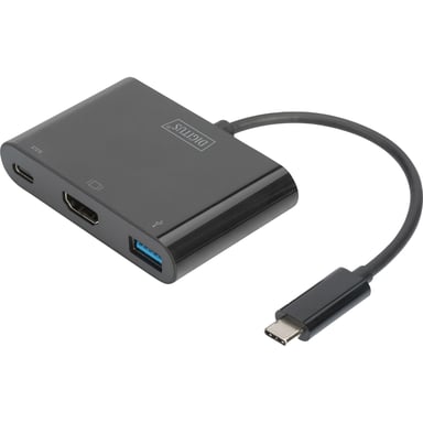 Перехідник USB-C to HDMA 2xUSB Digitus (DA-70855) - фото 1