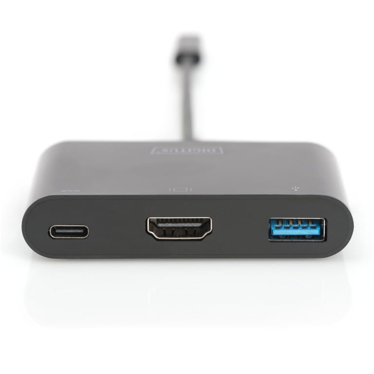 Перехідник USB-C to HDMA 2xUSB Digitus (DA-70855) - фото 2