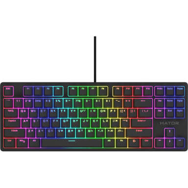 Клавіатура Hator Rockfall 2 Optica TKL Black USB Black (HTK-730) - фото 1