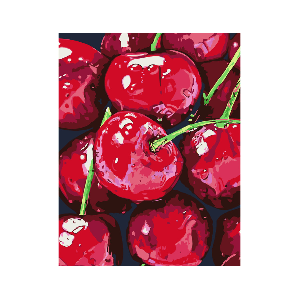 Картина по номерам Rosa Start Натюрморт. Вишні, 35 х 45 см (4823098531470) - фото 1