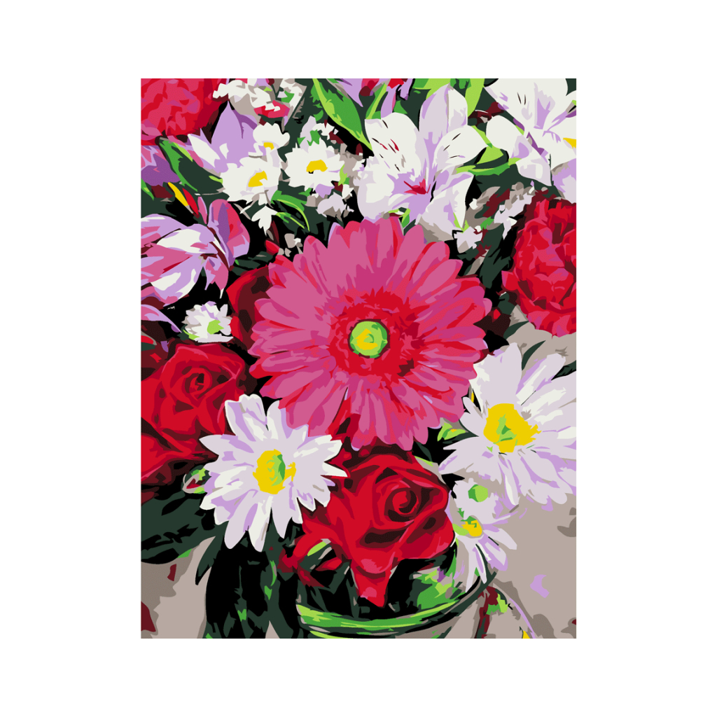 Картина по номерам Rosa Start Квітковий мікс 35 х 45 см (4823098525103) - фото 1