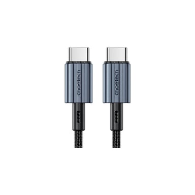 Дата кабель USB-C to USB-C 1.2m USB 2.0 60W Choetech (XCC-1014-BK) - фото 1
