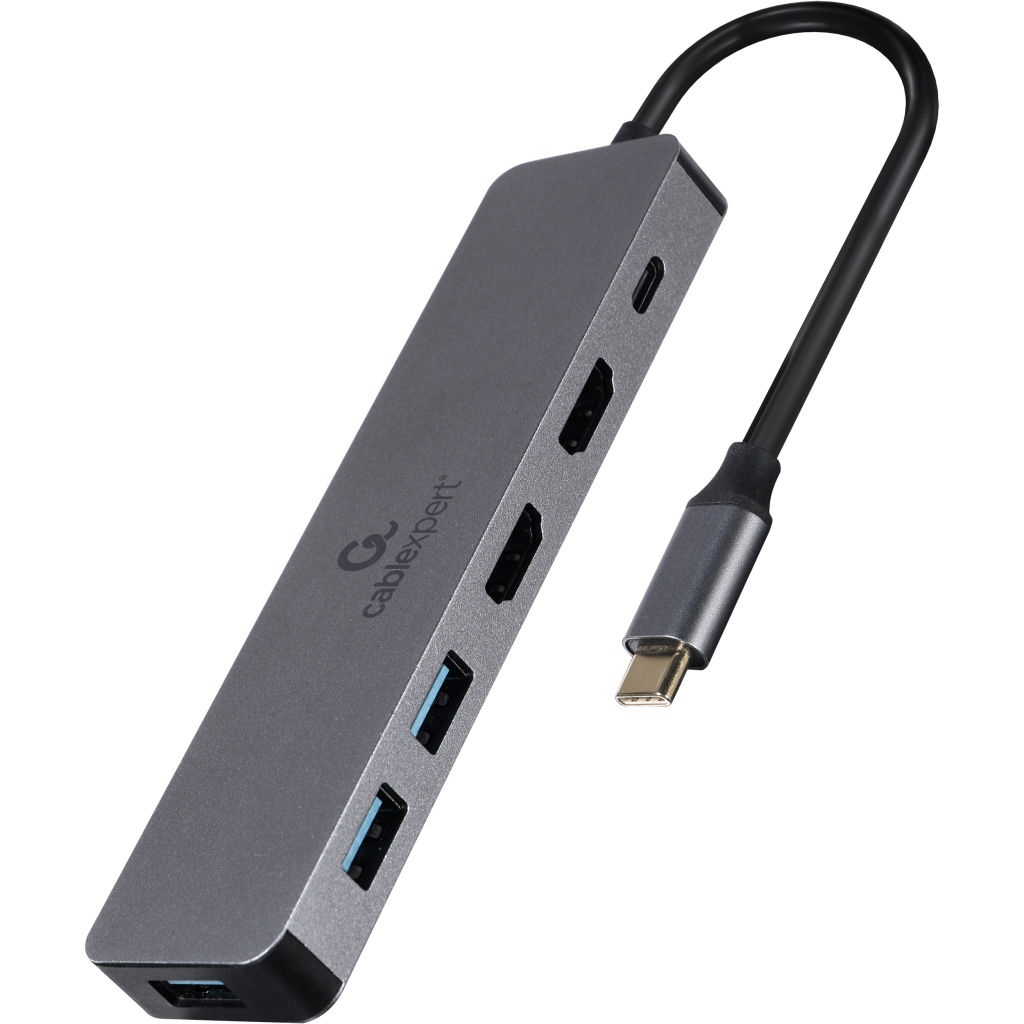 Концентратор Cablexpert USB-C 3-in-1 (A-CM-COMBO3-03) - фото 1