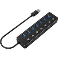 Концентратор Gembird USB 3.0 7 ports (UHB-U3P7P-01) - фото 1