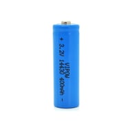Акумулятор 14430 LiFePO4 (size 3/4AA), 400mAh, 3.2V, TipTop, blue Vipow (IFR14430-400mAhTT / 25540) - фото 1
