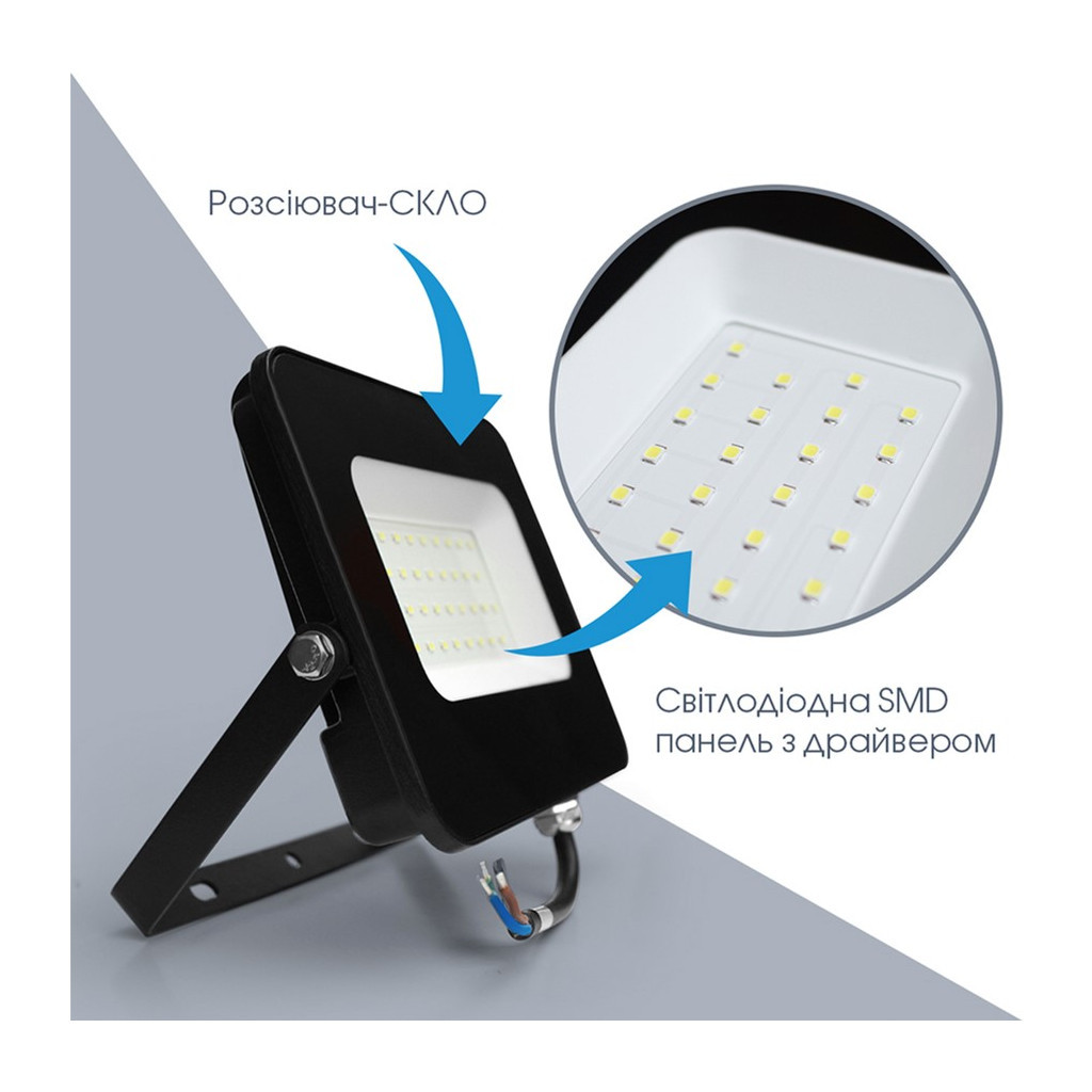 Прожектор ELM Matrix M- 70- 41 6500 (26-0042) - фото 3 Прожектор ELM Matrix M- 70- 41 6500 (26-0042) - фото 3